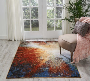 Chroma CRM02 Red Flare Rug - Rug & Home