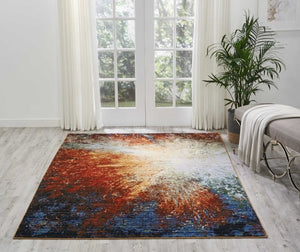 Chroma CRM02 Red Flare Rug - Rug & Home