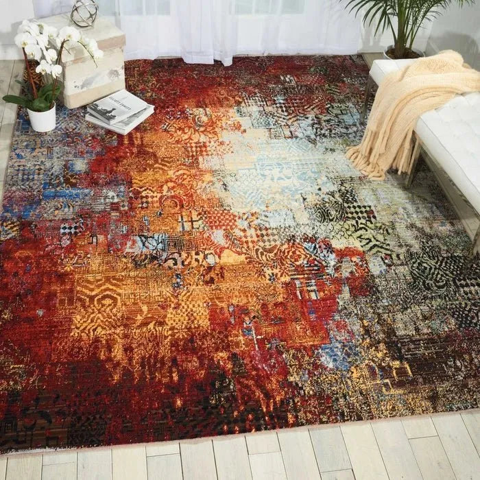 Chroma CRM03 Ember Glow Rug - Rug & Home