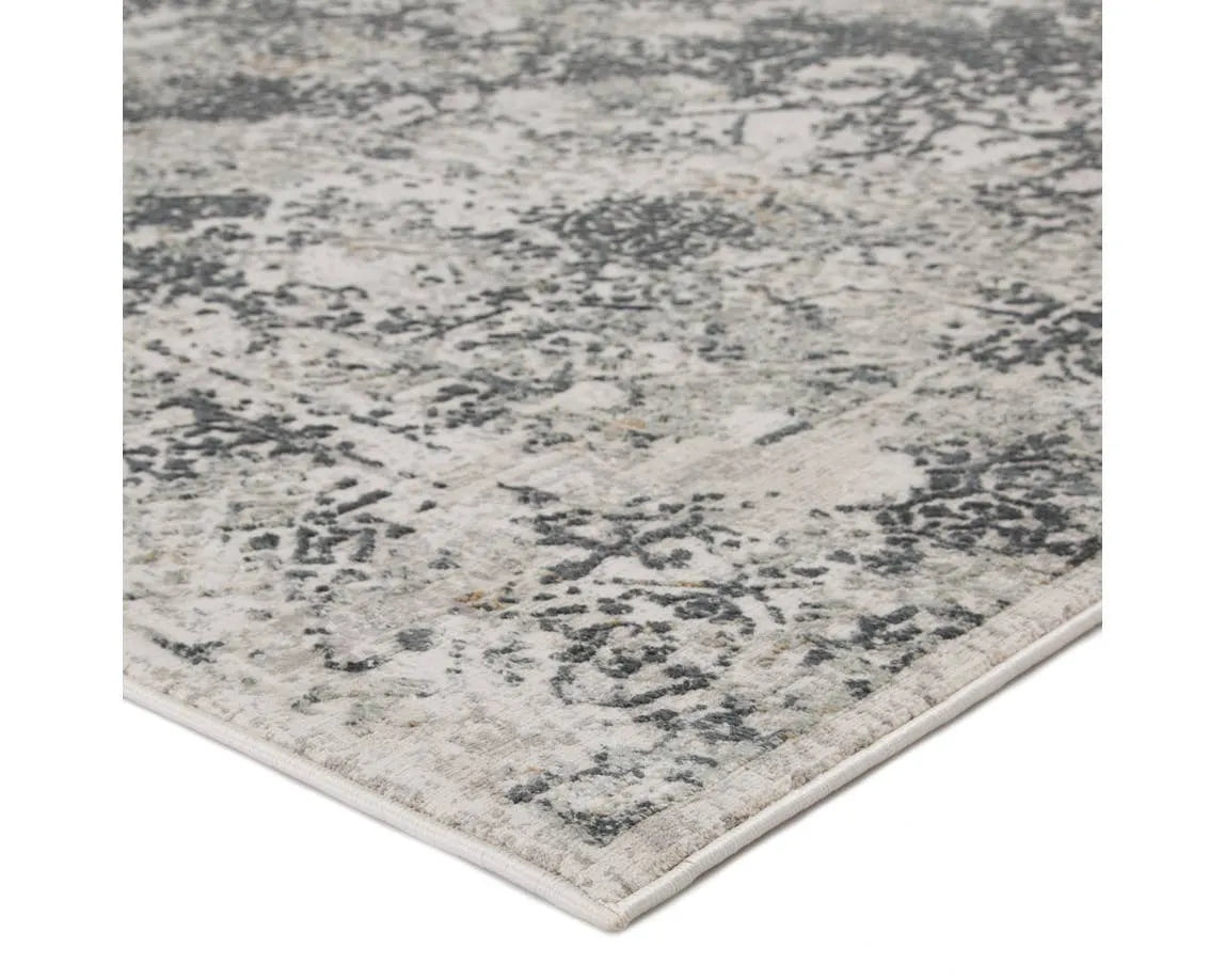 Cirque CIQ06 Yvie White / Gray Rug - Rug & Home