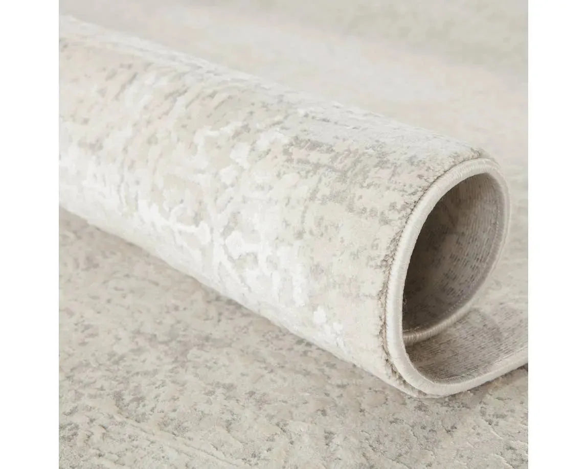 Cirque CIQ07 Lianna Silver / White Rug