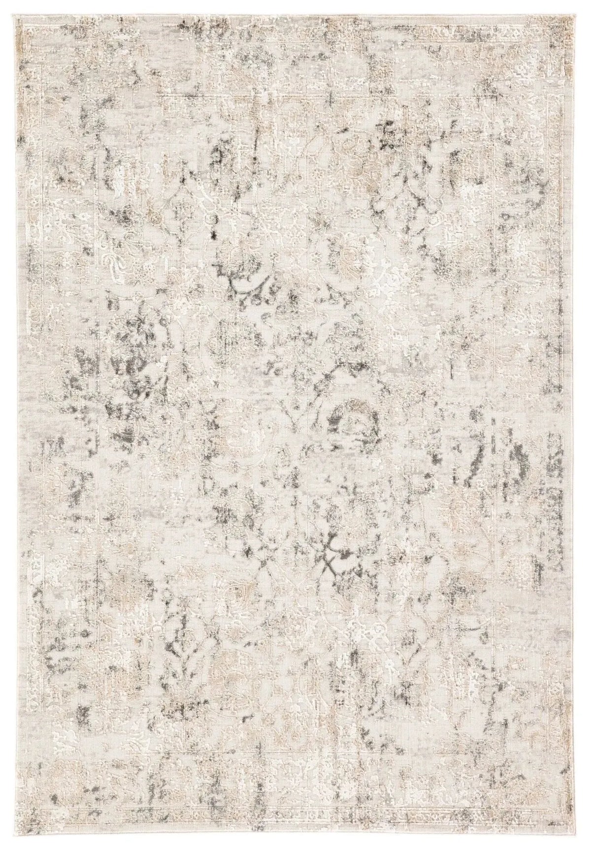 Cirque CIQ16 Clara White Sand/Castlerock Rug