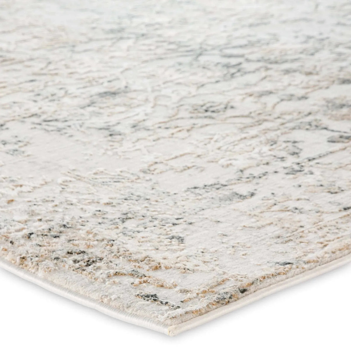 Cirque CIQ16 Clara White Sand/Castlerock Rug