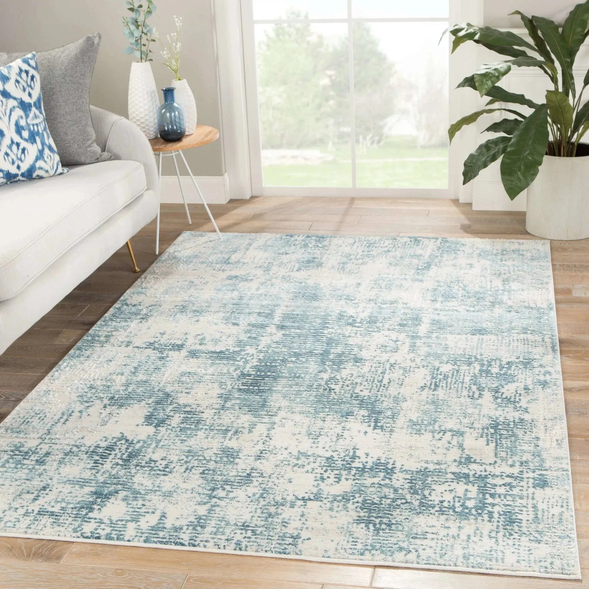 Cirque CIQ21 Eero Silver Birch/Smoke Blue Rug