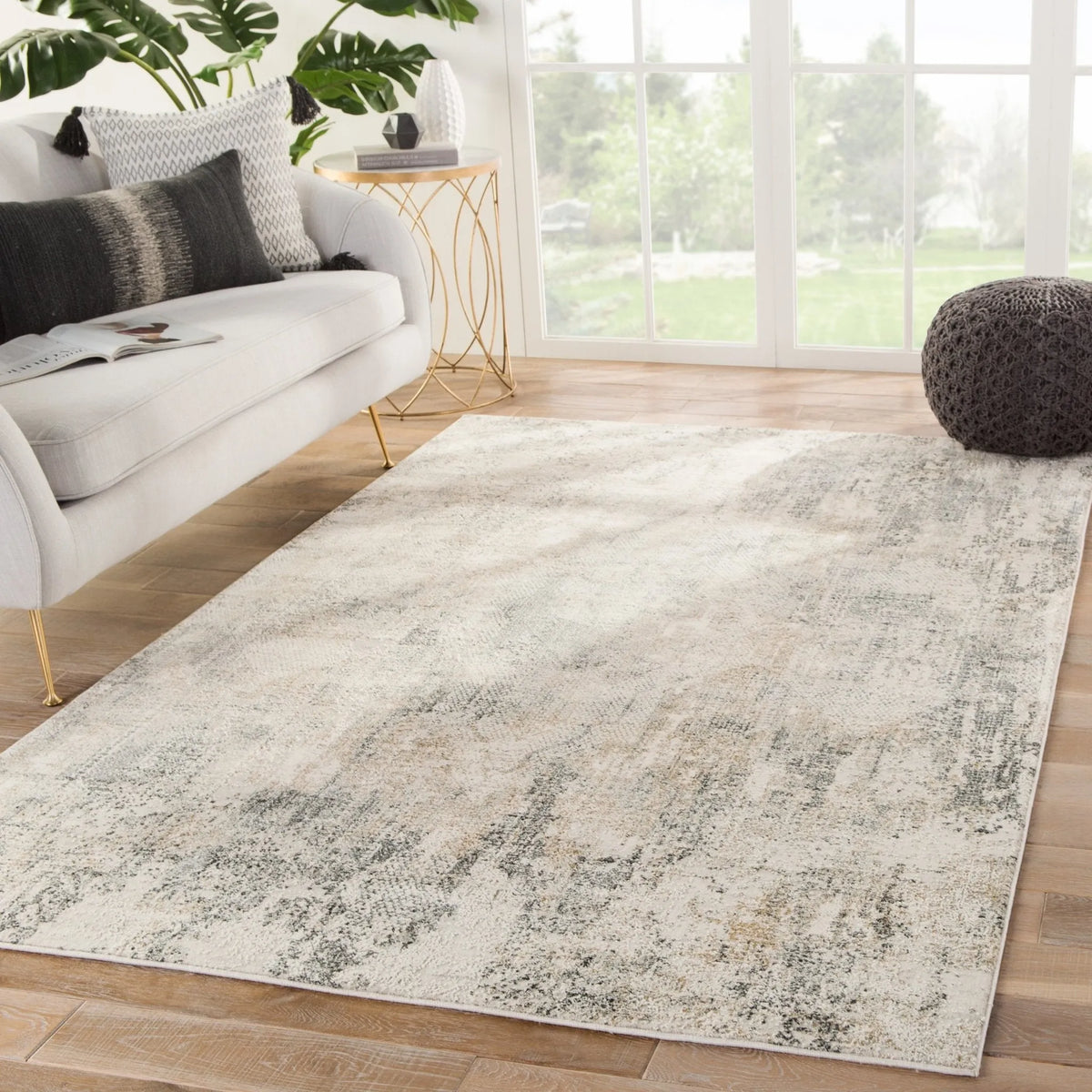 Cirque CIQ34 Ramsey Gray/Gold Rug