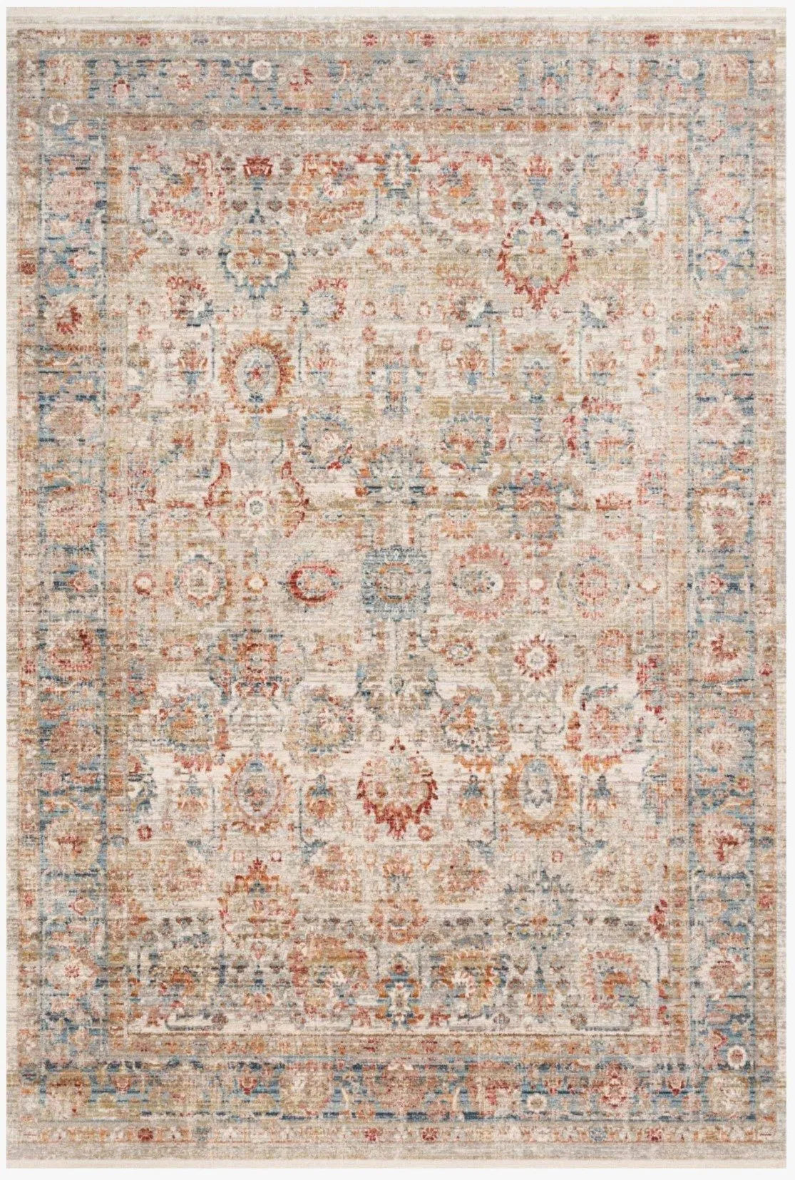 Claire CLE-02 Ivory/Ocean Rug - Rug & Home