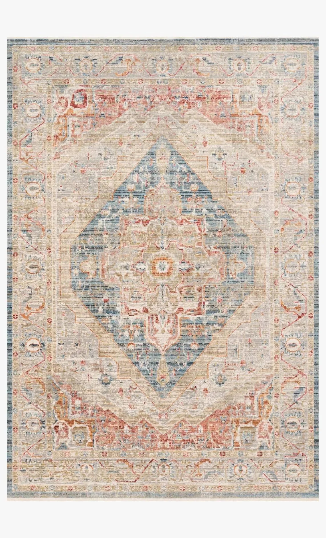 Claire CLE-04 Blue/Multi Rug