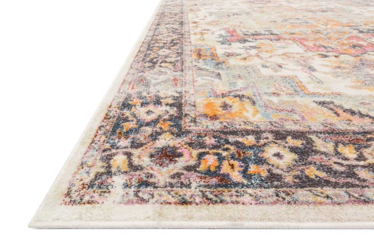 Clara CLA-01 Ivory/Charcoal Rug - Rug & Home