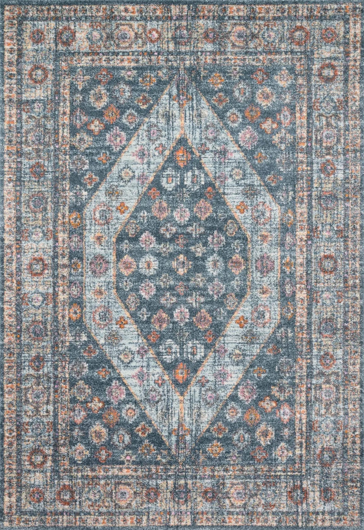 Clara CLA-02 Blue/Lt. Blue Rug - Rug & Home