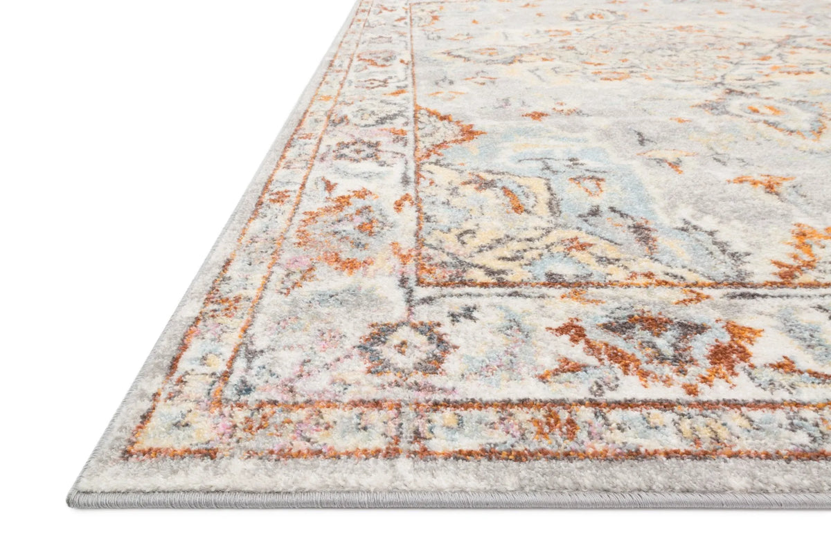 Clara CLA-03 Grey/Ivory Rug - Rug & Home