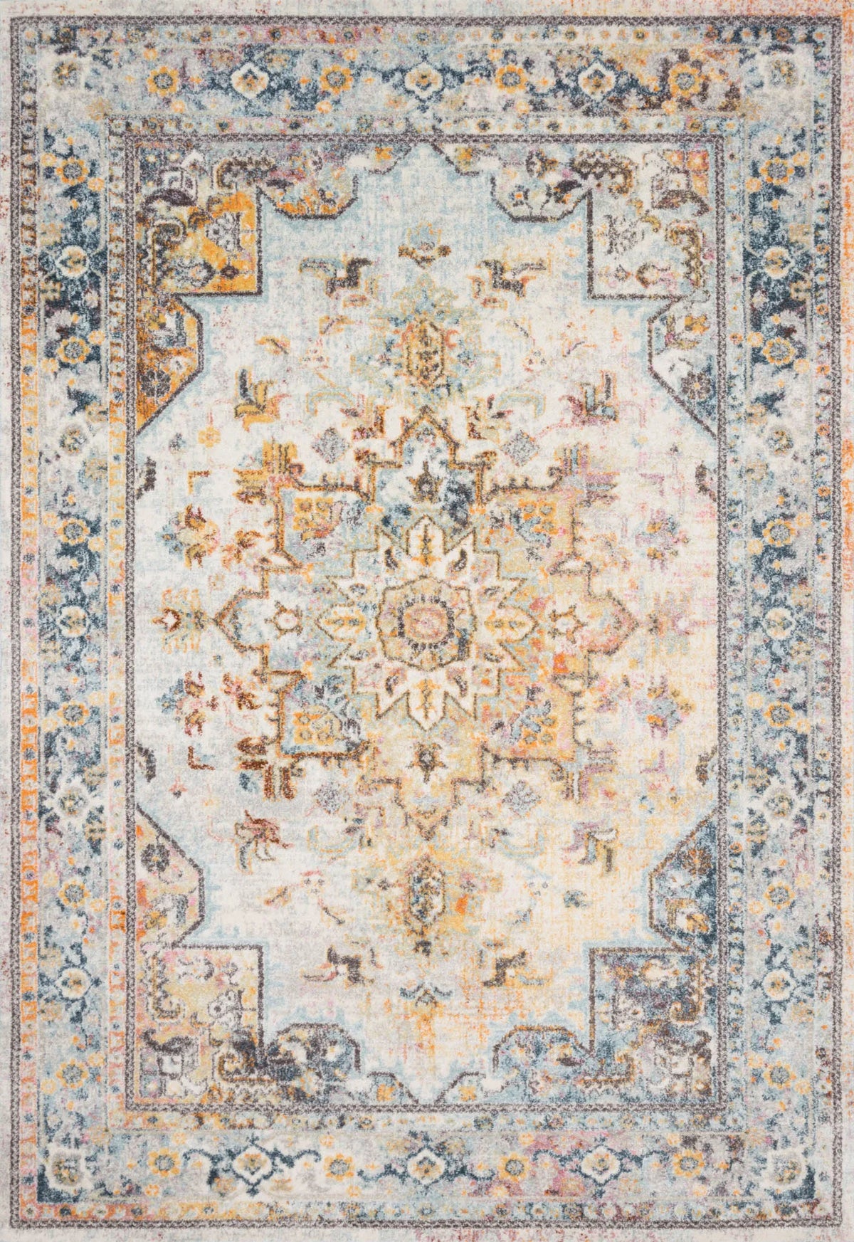 Clara CLA-06 Mist/Multi Rug - Rug & Home