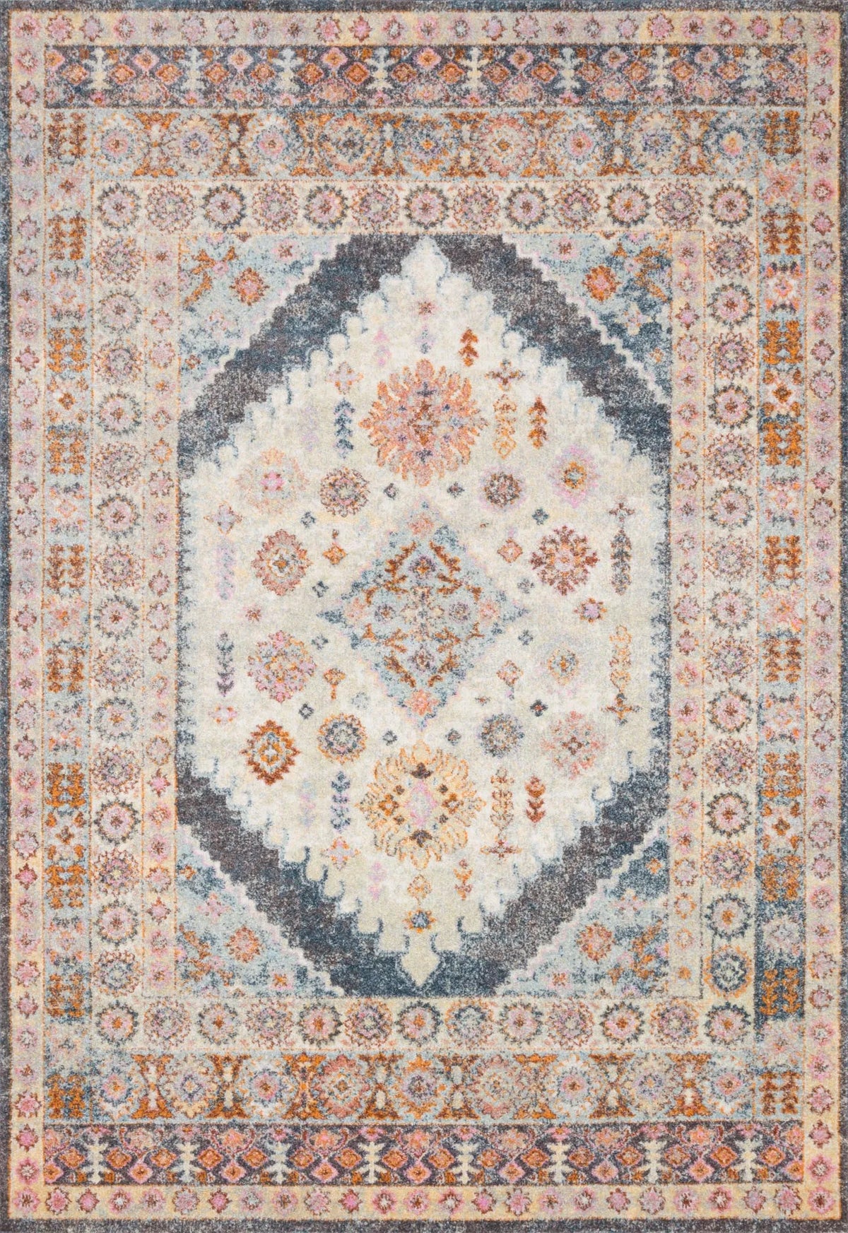 Clara CLA-07 Pebble/Fiesta Rug - Rug & Home