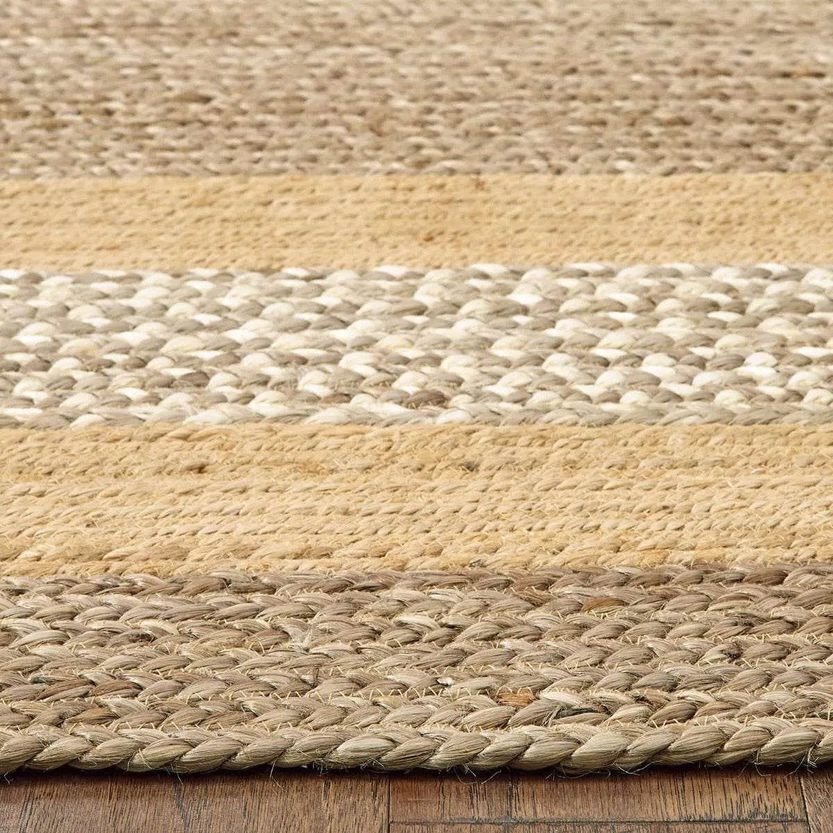 Classic Jute LR81206 Gray Natural Rug - Rug & Home