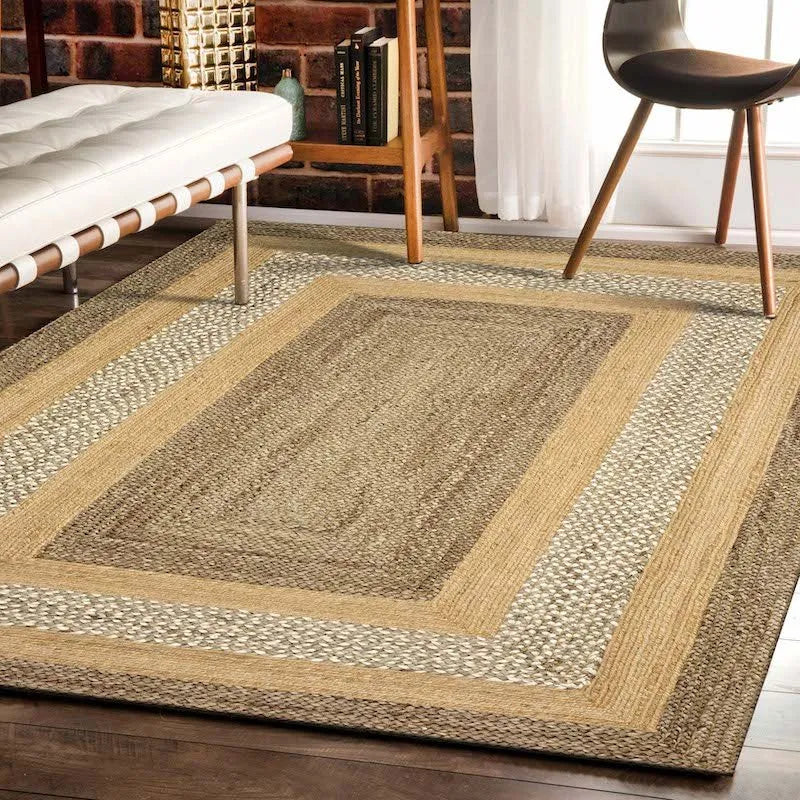 Classic Jute LR81206 Gray Natural Rug - Rug & Home