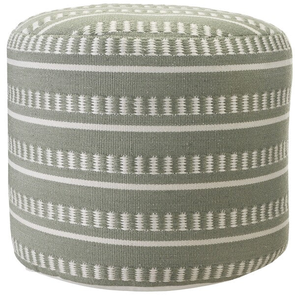 Clementine 34012GRN Green Pouf - Rug & Home