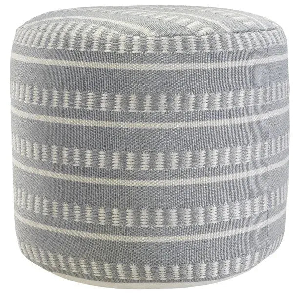 Clementine 34013BLU Blue Pouf