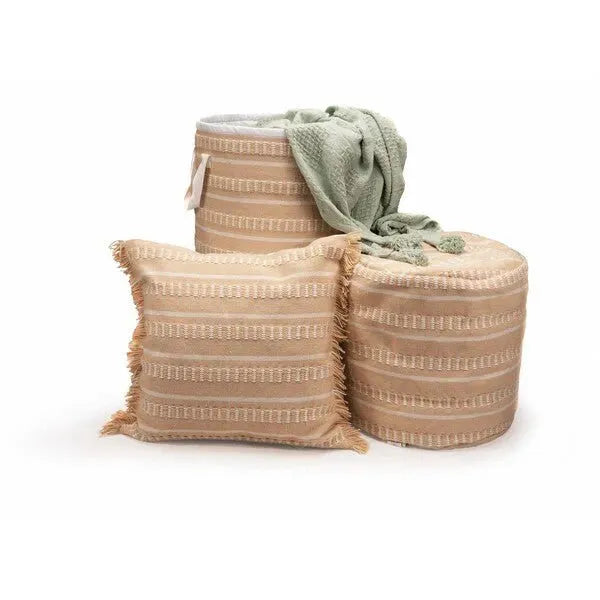 Clementine 34014PCH Peach Pouf