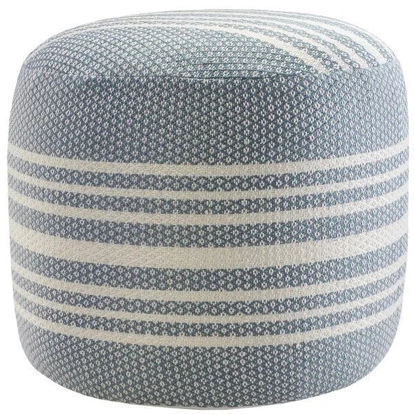 Clementine 34016BLU Blue Pouf