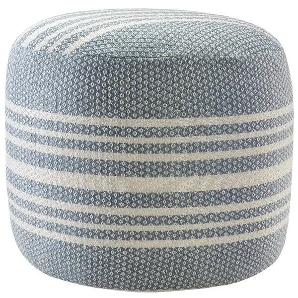 Clementine 34016BLU Blue Pouf
