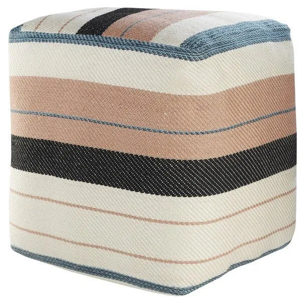 Clementine 34017MLT Multi Pouf - Rug & Home