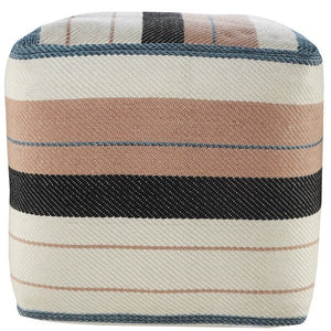 Clementine 34017MLT Multi Pouf - Rug & Home