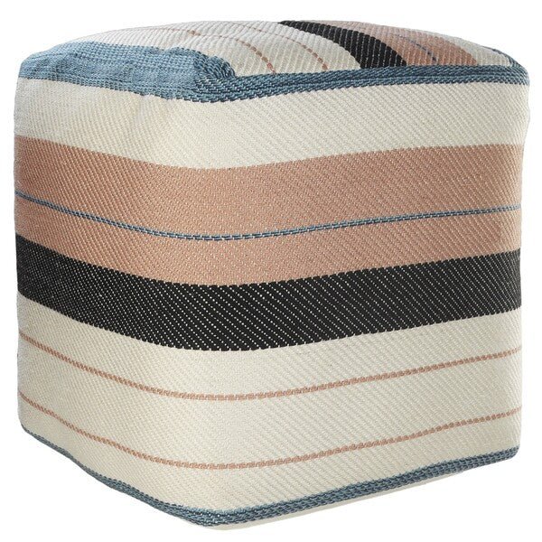 Clementine 34017MLT Multi Pouf - Rug & Home