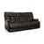 Clive Leather Power Reclining Sofa with Power Headrests & Lumbar - Rug & Home