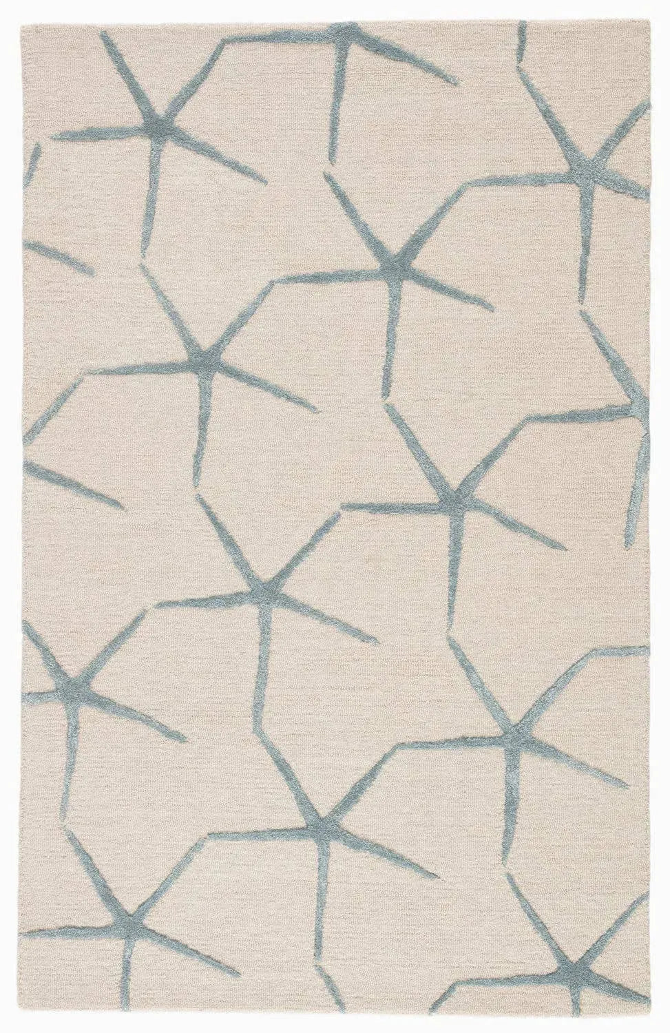 Coastal Resort COR24 Starfishing White / Blue Rug