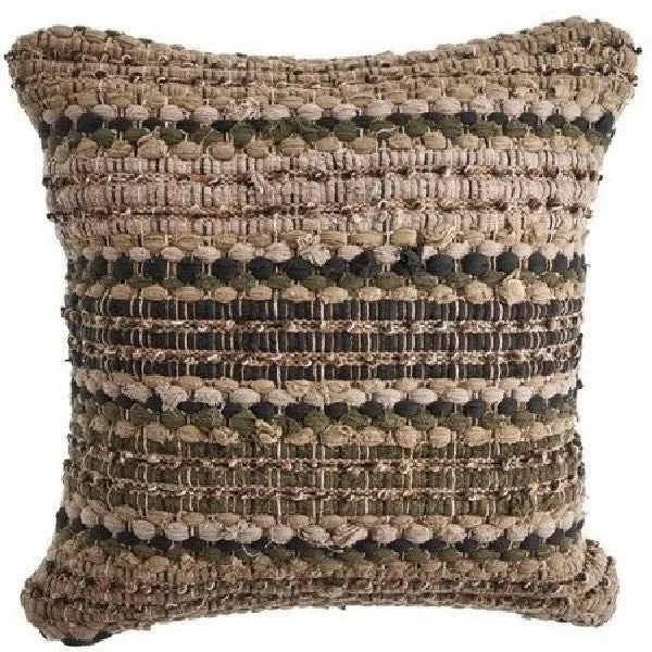 Coil 07359BBN Beige/Brown Pillow - Rug & Home