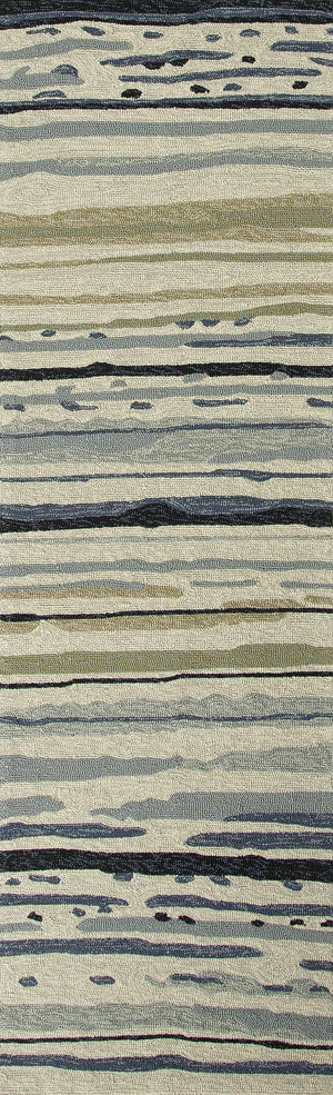 Colours CO08 Sketchy Lines Classic Gray Rug - Rug & Home