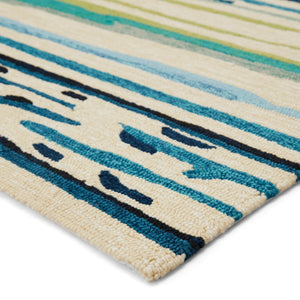 Colours Co19 Sketchy Lines Blue/Green Rug - Rug & Home