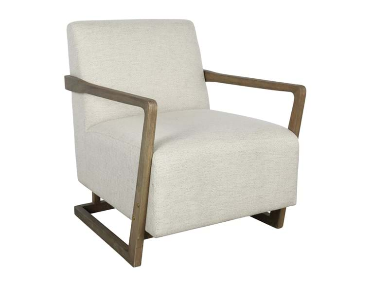 Conley Accent Chair Pearl White - Rug & Home