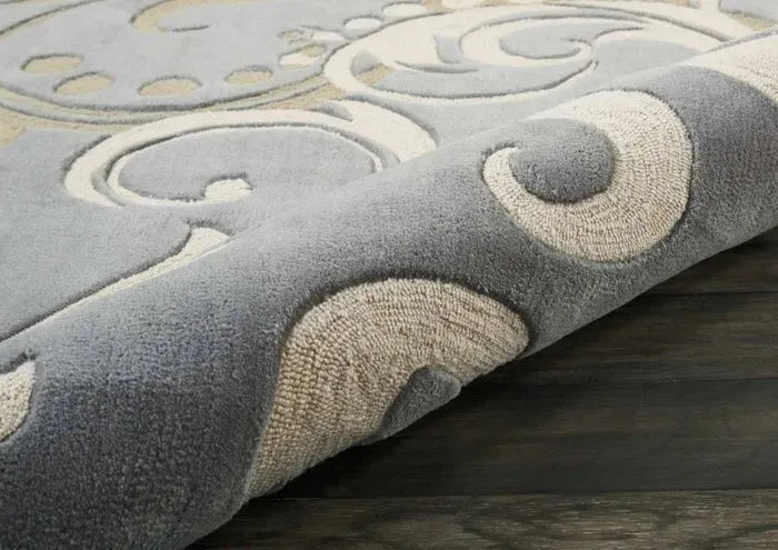 Contour CON09 Silver Rug