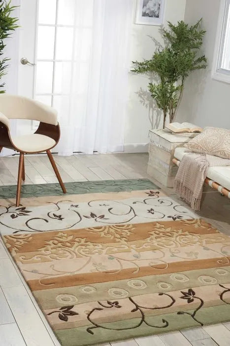 Contour CON10 Green Rug - Rug & Home