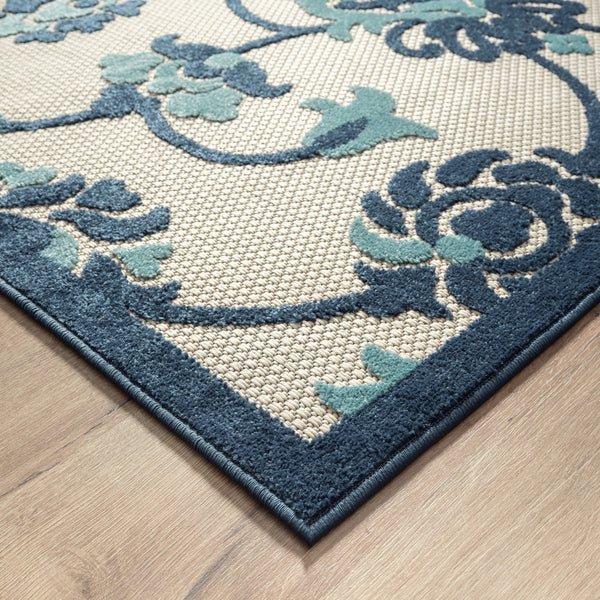 Copa Cabana 81813BLU Blue Rug - Rug & Home