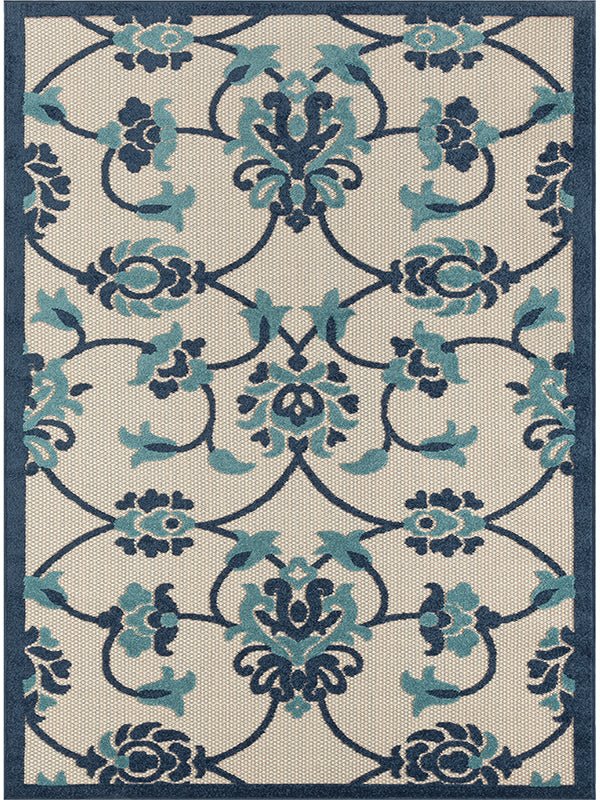 Copa Cabana 81813BLU Blue Rug - Rug & Home