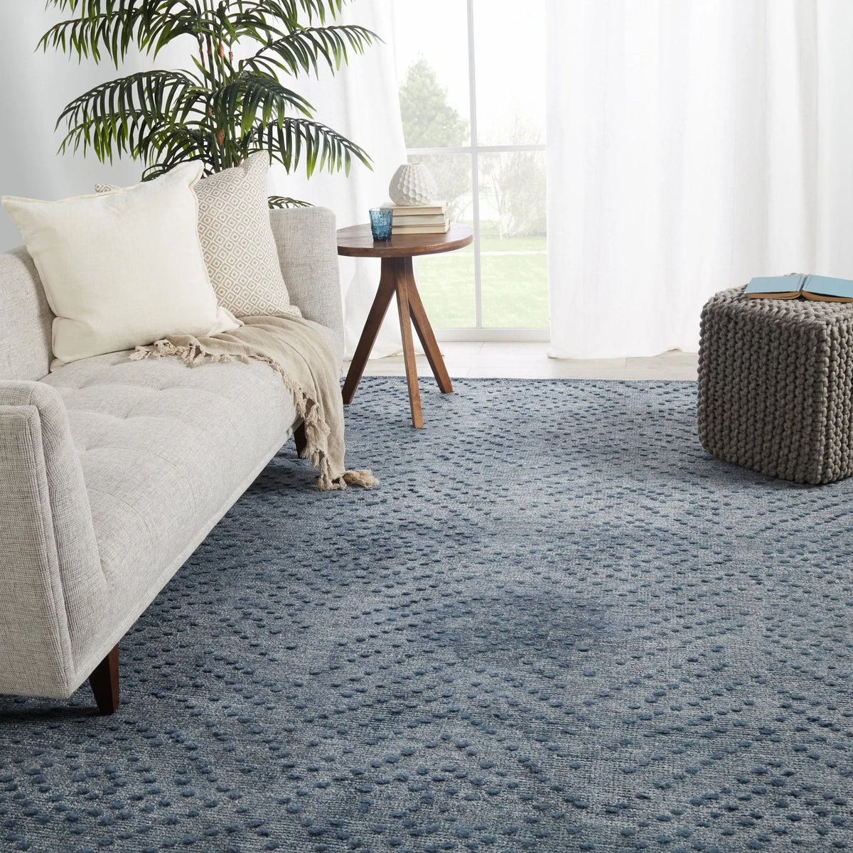 Corbett Cob01 Teyla Blue/Gray Rug - Rug & Home