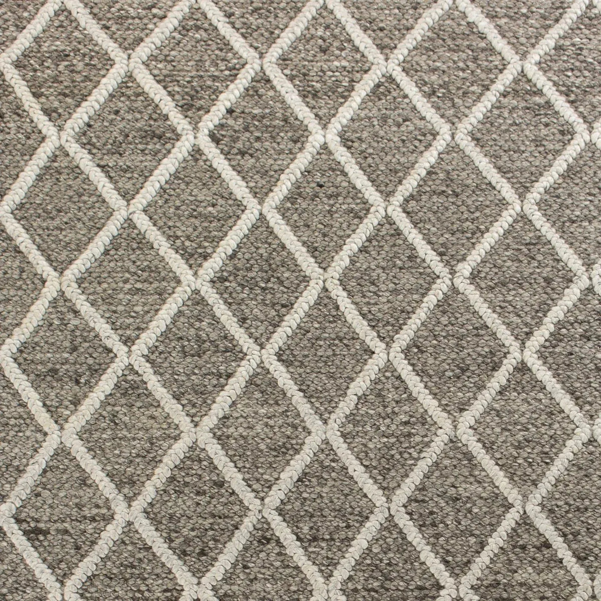 Cortico 6162 Diamonds Dark Grey Rug