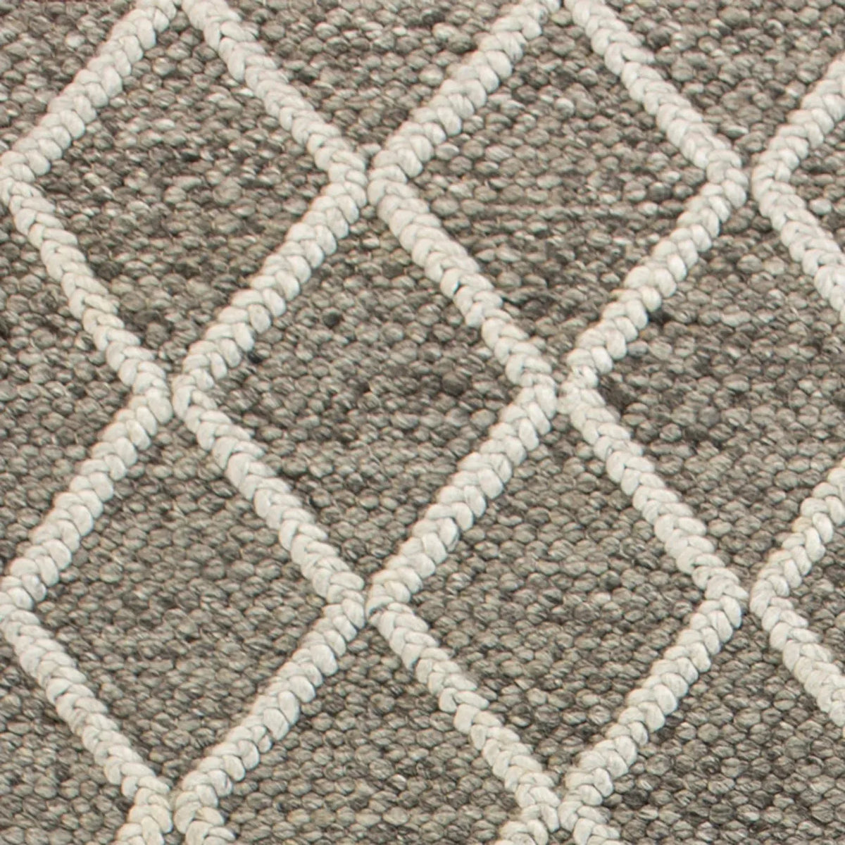 Cortico 6162 Diamonds Dark Grey Rug