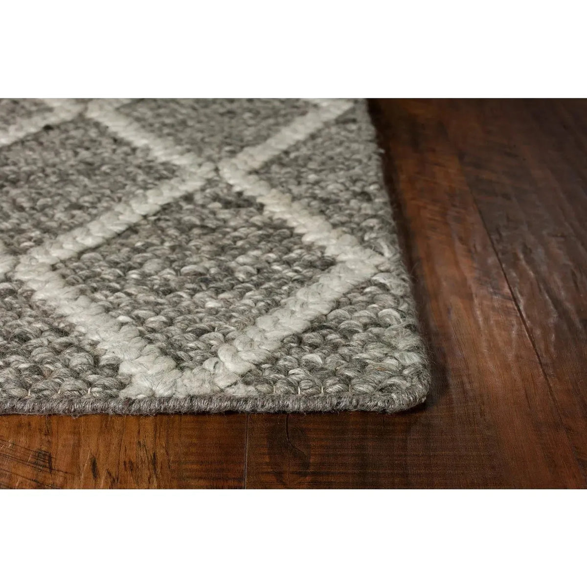Cortico 6162 Diamonds Dark Grey Rug