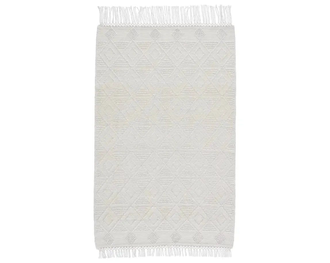 Cosette COE03 Bright White Rug