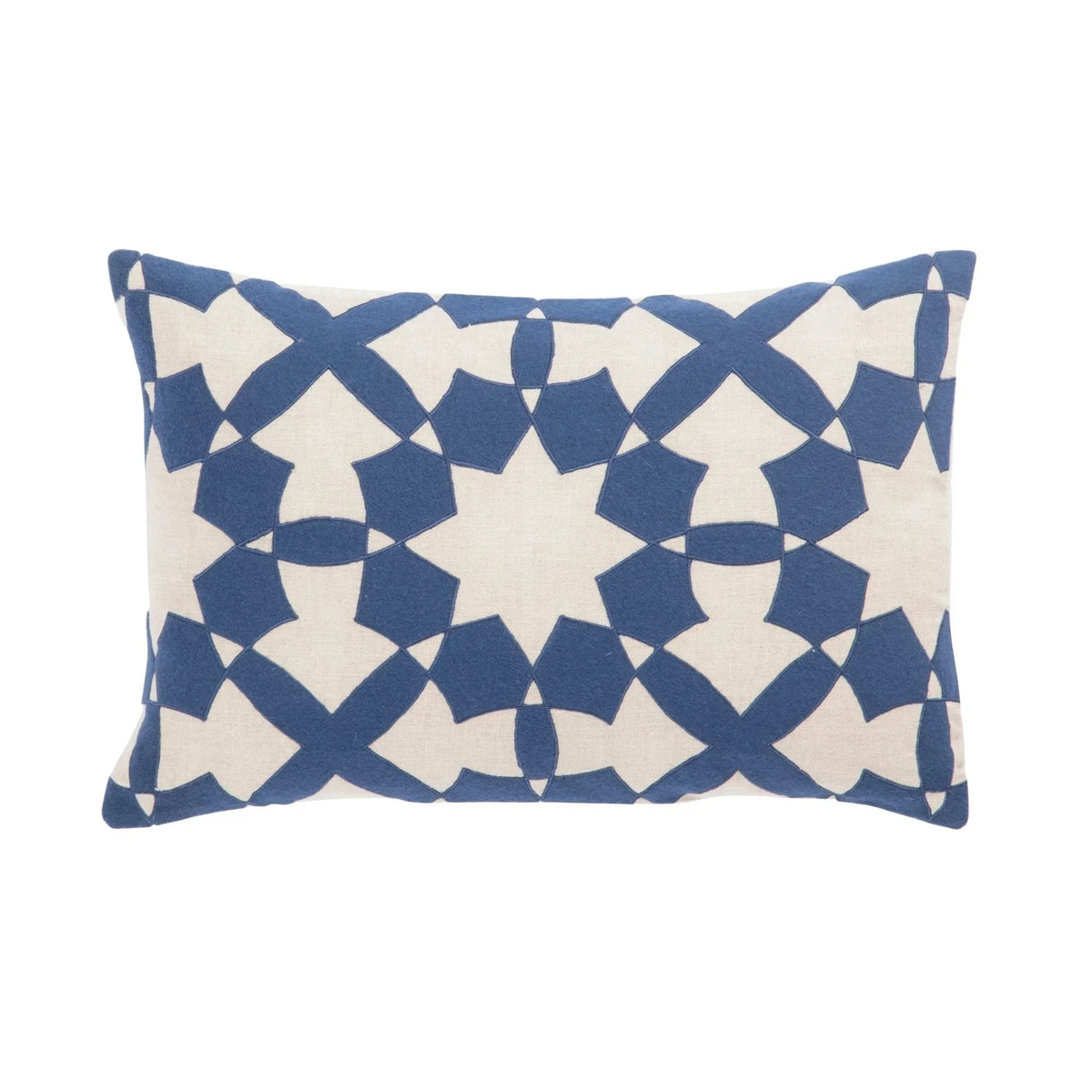 Cosmic By Nikki Chu CNK45 Casino Blue/Ivory Pillow