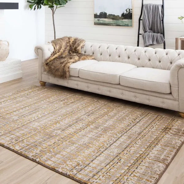 Cosmopolitan Flirt by Patina Vie Brushed Gold 91219 20047 Rug - Rug & Home