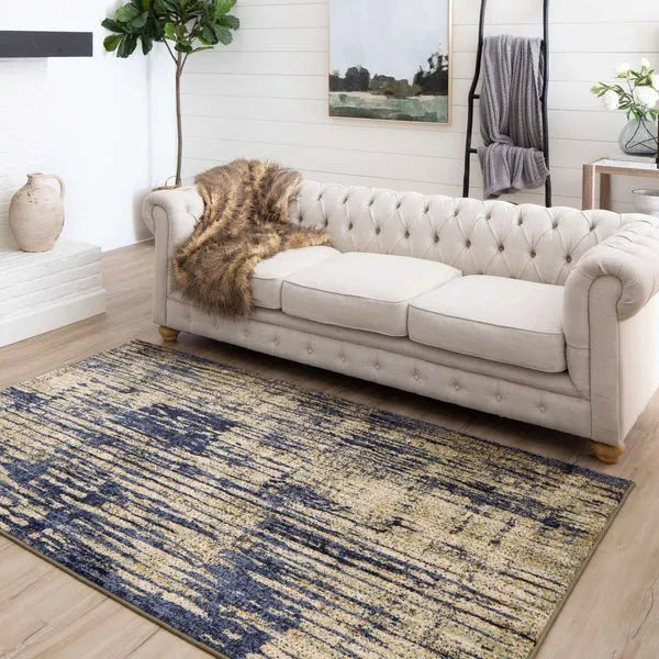 Cosmopolitan Mineral Bleu by Patina Vie Indigo 91221 50134 Rug - Rug & Home