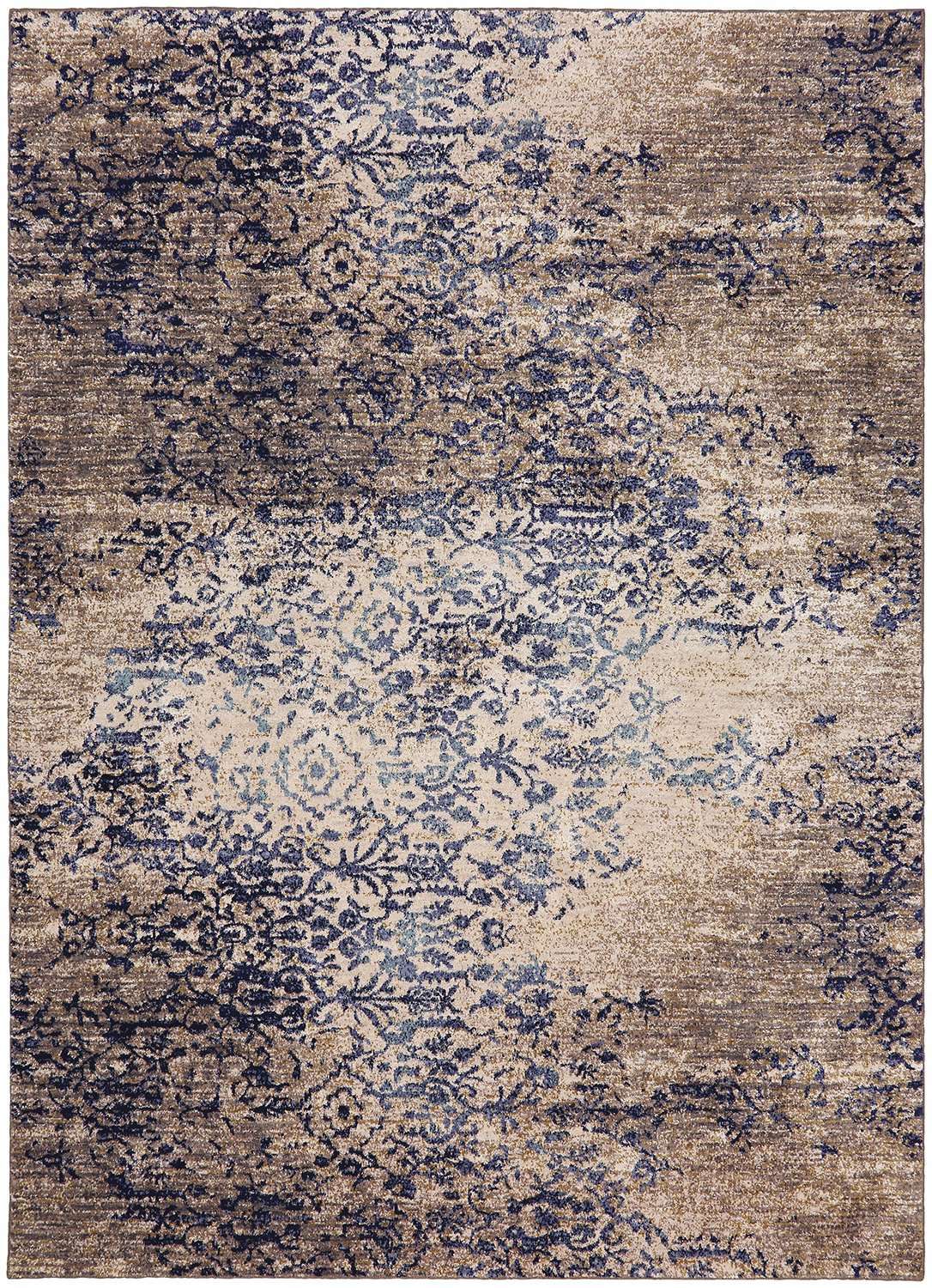 Cosmopolitan Nirvana by Virginia Langley Indigo 90953 50134 Rug - Rug & Home