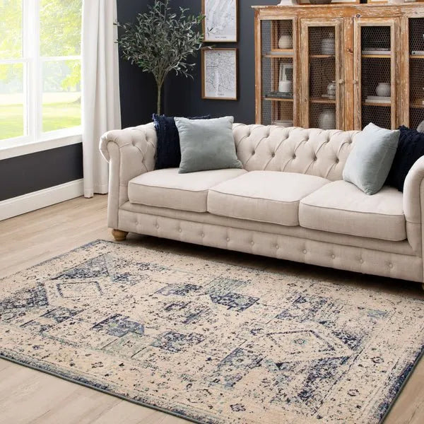 Cosmopolitan Santee Indigo 90960 50134 Rug - Rug & Home