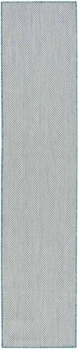 Courtyard COU01 Ivory/Aqua Rug - Rug & Home