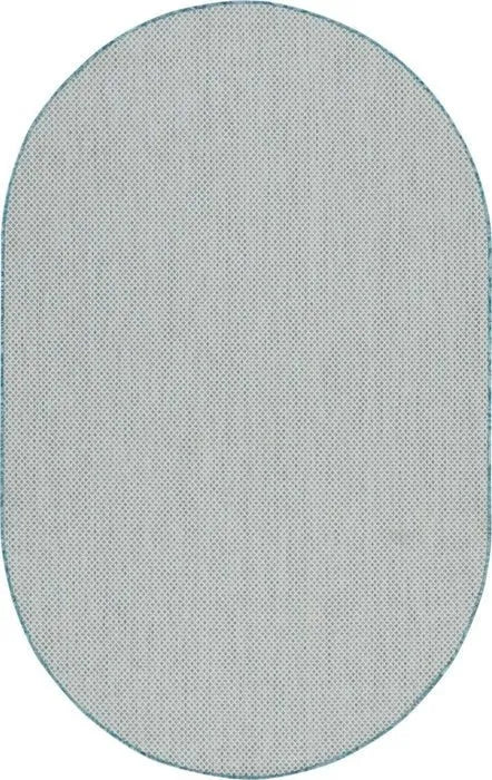 Courtyard COU01 Ivory/Aqua Rug - Rug & Home