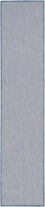 Courtyard COU01 Ivory/Blue Rug - Rug & Home