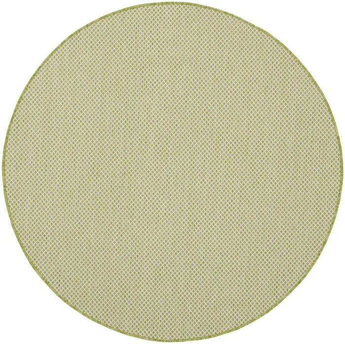 Courtyard COU01 Ivory/Green Rug - Rug & Home